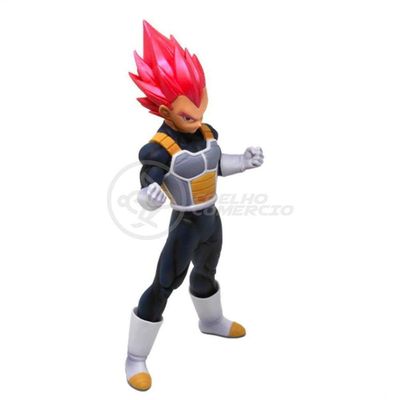 Boneco Vegeta Super Sayajin God Dragon Ball Z Super - 20Cm