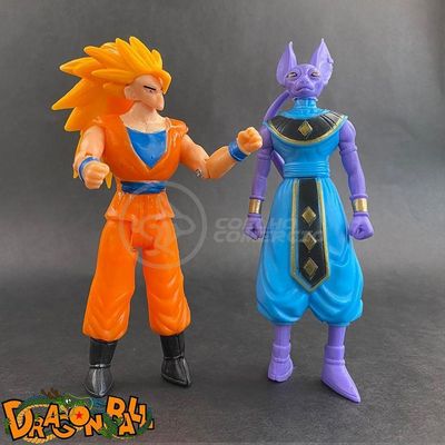 Kit 4 Bonecos Dragon Ball Z Action Figure Esféras Do Dragão