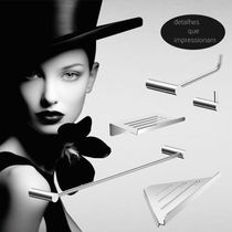 Kit Acessórios Para Banheiro Alto Brilho 5 Peças Grego Metal 2102or