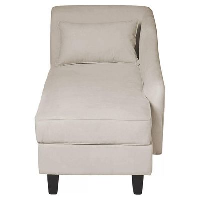 Recamier Diva França 1,40m Suede Bege - Inova Decor