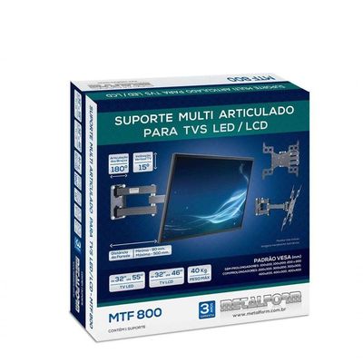Suporte De Parede Multi Articulado Para Tvs Led/lcd De 32 Até 55