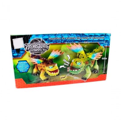 Brinquedo Infantil Dragão Com Luz E Som Movimento Dinossauro