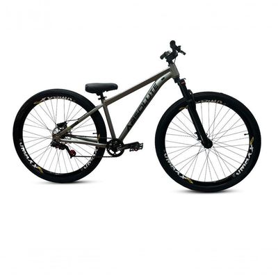 Bicicleta Aro 29 Absolute Nero 5 Freeride Single Freio Hidraulico Shimano Mt200 Garfo C-trava Rodas Vmaxx cinza