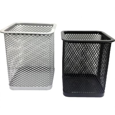 Cesto Telado Organizador Porta Caneta Aramado Quadrado 10 cm