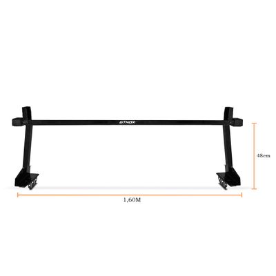 Rack de Caçamba Alto Goleira 1,60 m Removível Universal Aço Carbono Preto