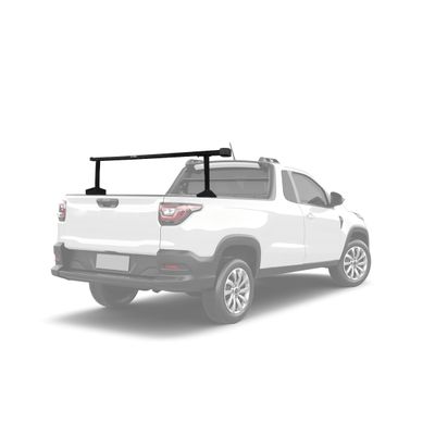 Rack de Caçamba Alto Goleira 1,60 m Removível Universal Aço Carbono Preto