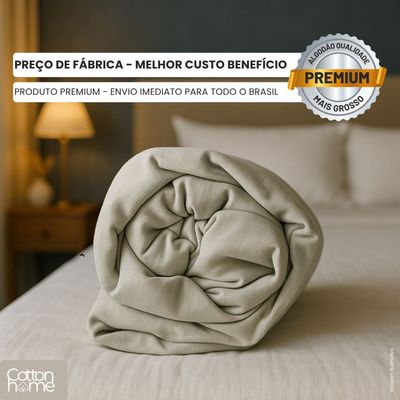 Lençol Queen 100% Algodão Com Elástico Premium Rosa