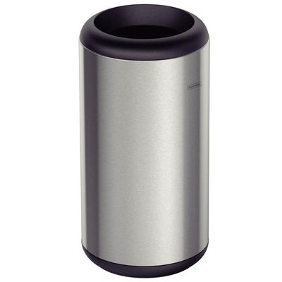 Lixeira Aço Inox Tramontina Portofino 23L Redonda Sem Tampa Recepção Escritórios Consultórios