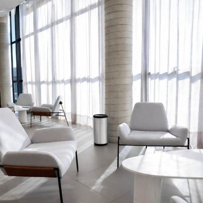 Lixeira Aço Inox Tramontina Portofino 23L Redonda Sem Tampa Recepção Escritórios Consultórios