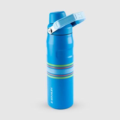 Garrafa Térmica Aerolight Fast Flow Varsity Azure Stripes 710ml - Stanley R8482