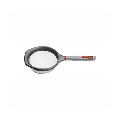 Peneira Verano com Cabo de Polipropileno Cinza 17cm - Tramontina Cinza