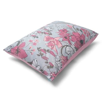 Fronha Avulsa KazzaVip Malha 100% Algodão Basic Estampada Dinas Rose