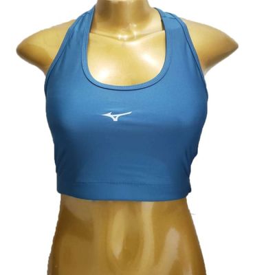Top Mizuno Sportwear Feminino M / PTO/BCO