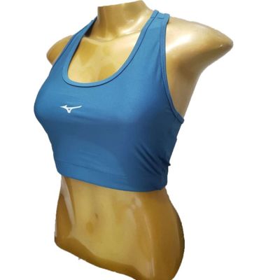 Top Mizuno Sportwear Feminino M / PTO/BCO