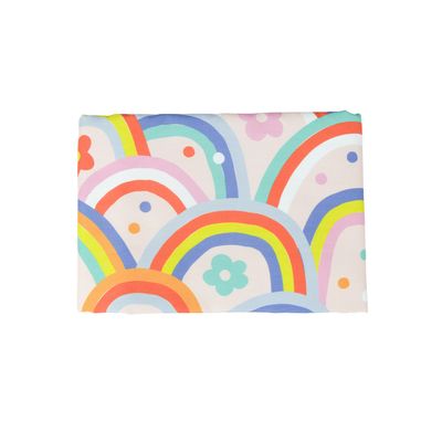 Fronha Capa Para Travesseiro Fofuxão Print Zíper Arco Íris