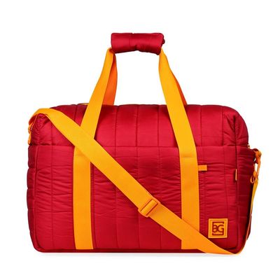 Bolsa de Viagem Média Puff Oficial BBB 26 Bagaggio Vermelha M / Vermelho