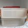 Kit 6 Cestos Organizadores Multiuso 4,2L Bege 26x12x13cm Flow Cestinho Retangular Ou Bege