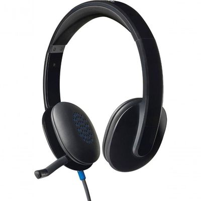 Logitech - H540 Fone De Ouvido Com Fio- Preto-981-000510