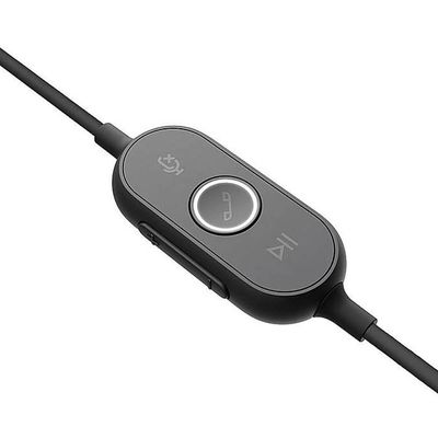 Logitech - Zone Fone De Ouvido Com Fio E -preto-981-000871