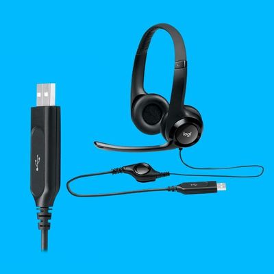 Logitech - H390 Fone De Ouvido Com Fio E - Preto-981-000014