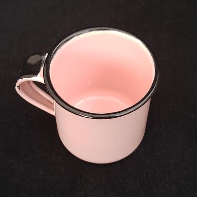 Caneca Xícara 70ml Chá Café Esmaltada Ágata