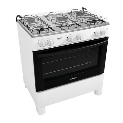 Fogão de Piso com Acendimento Automático Star 5 Bocas Itatiaia Branco / Bivolt