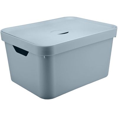 Caixa Organizadora 32L com Tampa Cube Brinquedos