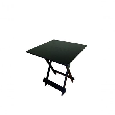 Kit 5 Conjuntos Dobráveis 70x70 Preto 5 Mesas 20 Cadeiras Preto