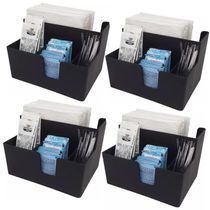 Kit 4 Porta Sachês Guardanapos Açúcar