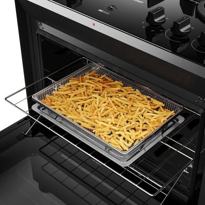 Fogão Brastemp 5 Bocas Com Air Fryer Bfs5lae Preto 220 V