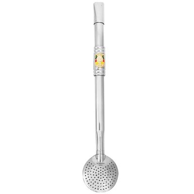 Bomba Chimarrão Tererê Aço Inox 23cm Pingente