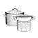 Jogo Cozi-pasta Tramontina Solar Em Aço Inox 24cm 2 Peças