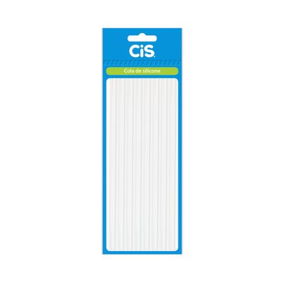 Cola de Silicone Bastão Fina Cis com 8 Unidades