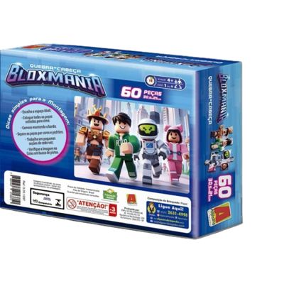 Quebra-cabeça Bloxmania 60 Peças Roblox Algazarra