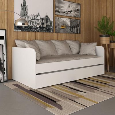 Bicama Solteiro Para Colchão 88x188cm Cr40105 Branca