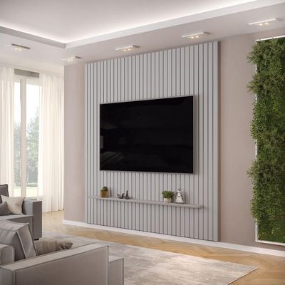 Painel Trento Ripado Para Tvs Até 75 Polegadas Bali