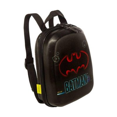 Mochila Escolar Infantil De Costas Batman Preto
