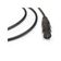 Cabo Para Microfone 0,20 Mm Conector Xlr Macho/ Xlr Femea Ninja 10ft 3,05 Metros Preto