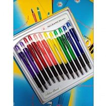 Kit 24 Lapiseiras 0.7 Ahaio Coloridas Neon Escolar