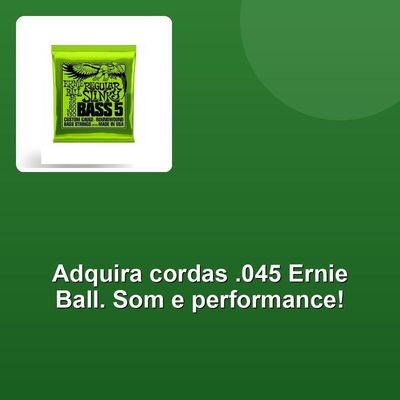 Encordoamento Contrabaixo Niquel .045 Ernie Ball