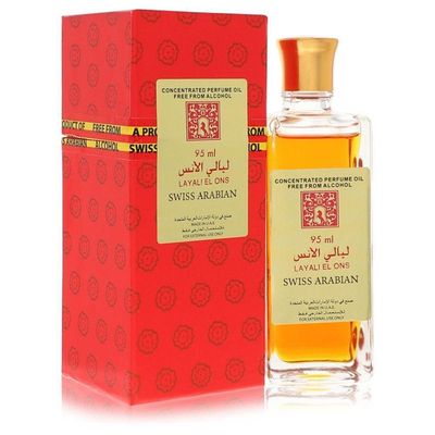 Perfume Feminino Layali El Ons Swiss Arabian 94 Ml óleo De Perfume Concentrado Sem
