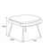 Poltrona Premium Womb Chair Com Puff Base Preta Sintético Marrom