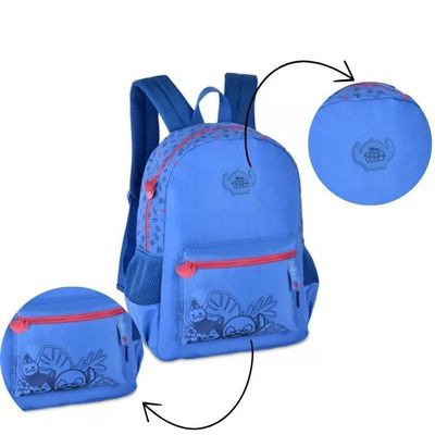 Mochila De Costas Stitch Azul Escuro 17,5 Ts24632