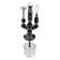 Mixer 3 em 1 BMX400 2 Velocidades 400W com Lâmina Inox Britânia Preto / 110V