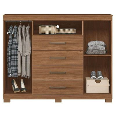 Comoda Havana Master Com Pés Jatobá Acetinado - Santos Andirá