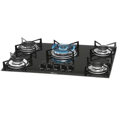 Cooktop Fischer Embutir 5 Bocas 1743-5733 Preto