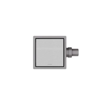 Ralo Neo Square Tramontina Com Tampa Em Aço Inox 15x15 Cm