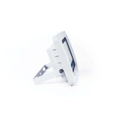 Refletor Led Slim 50w 6500k Bivolt Ip65 Carcaça Branca Alta Luminosidade