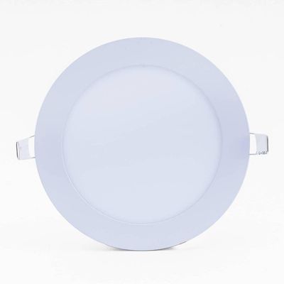 Plafon Led Slim 24w Redondo Embutir 3000k Branco Quente Bivolt - Unidade