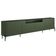 Rack Para Sala de Estar TV 75 Pol 4 Portas Pés Industrial Preto Alef I03 Musgo - Lyam Decor